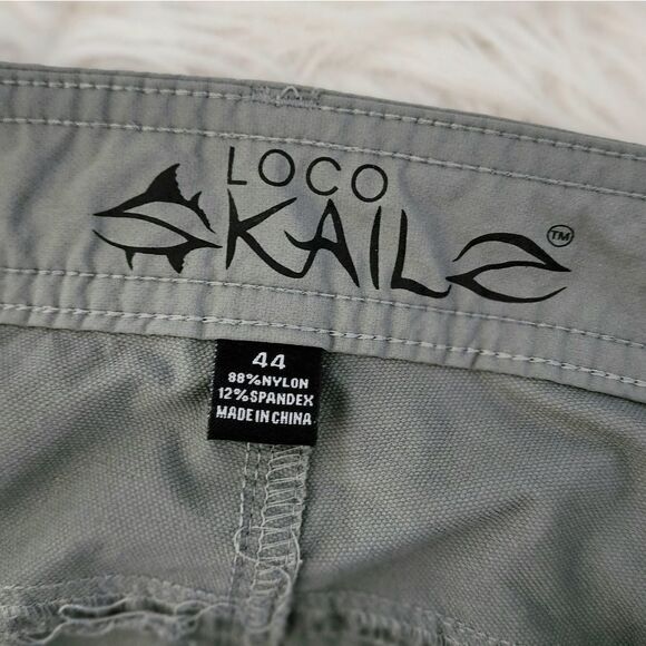 Loco Kaile men's shorts size 44 athletic hiking sportsman gray - Picture 3 of 4